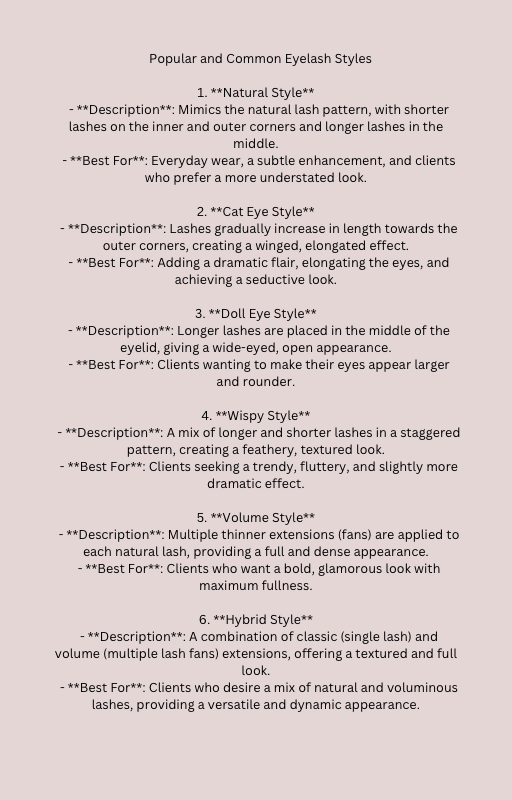 Lash Like The Pros – The Ultimate Lash Training Guide (E-Book)