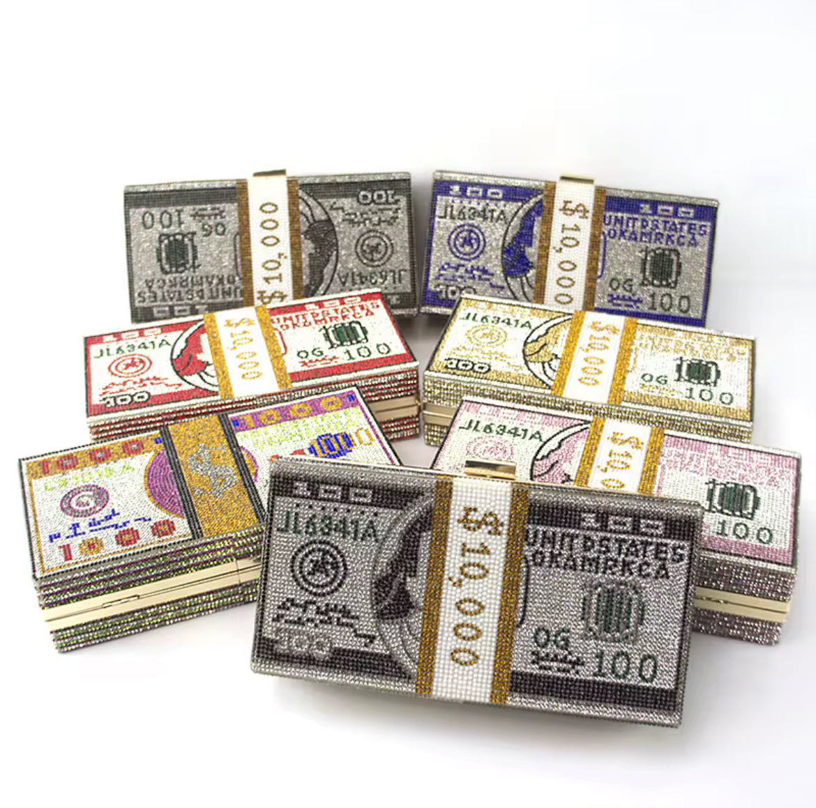 Blinged Out Money Bags