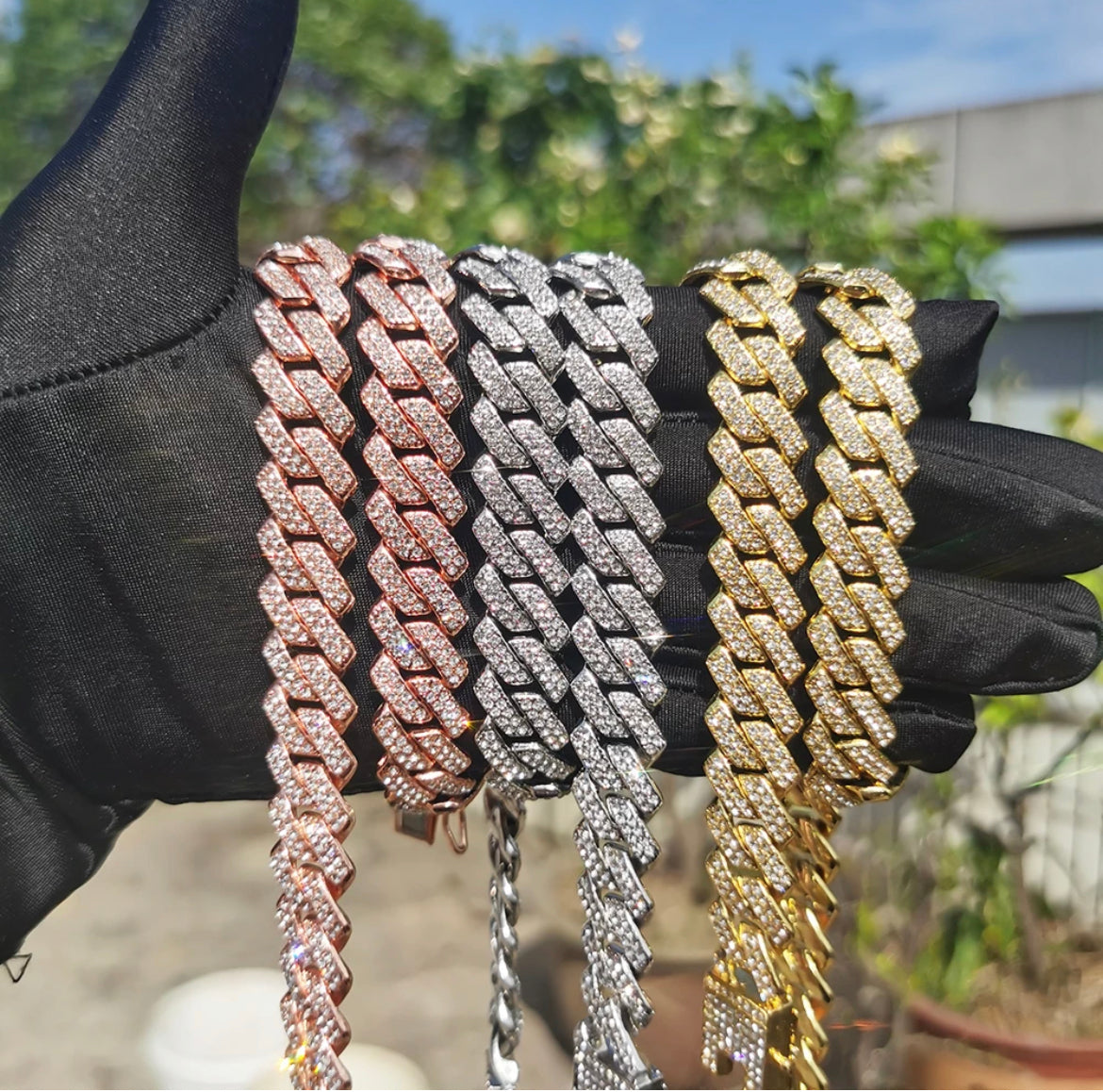 Luxury Blinged-Out Cuban Link Necklace