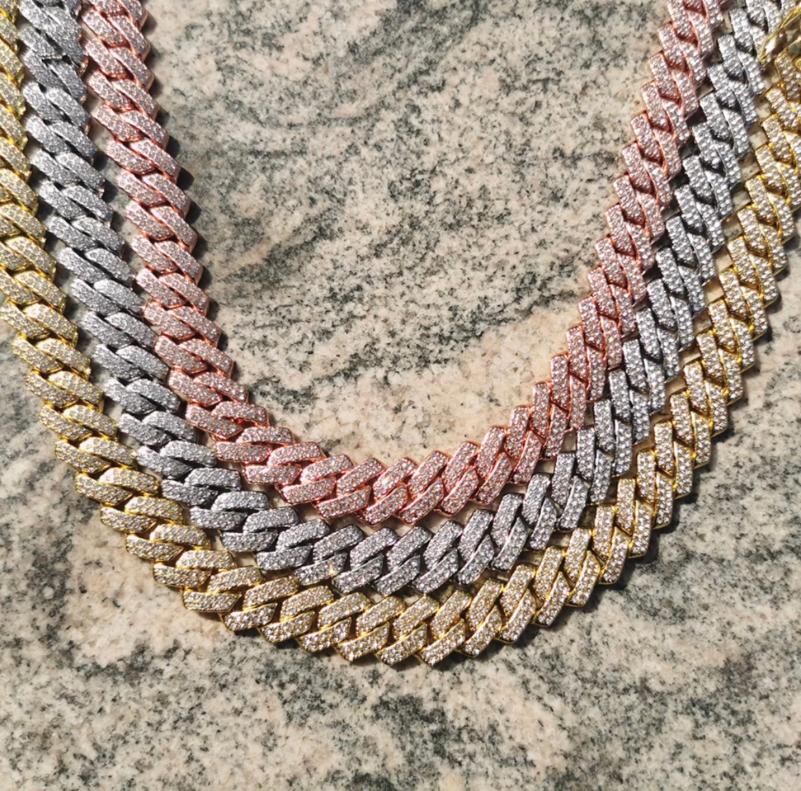 Luxury Blinged-Out Cuban Link Necklace