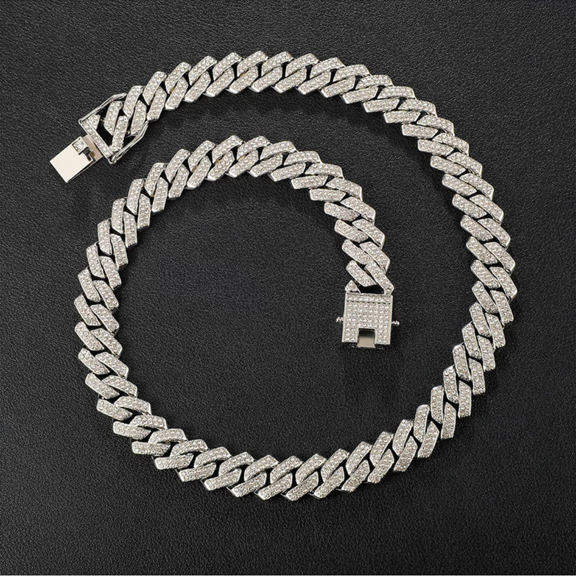 Luxury Blinged-Out Cuban Link Necklace