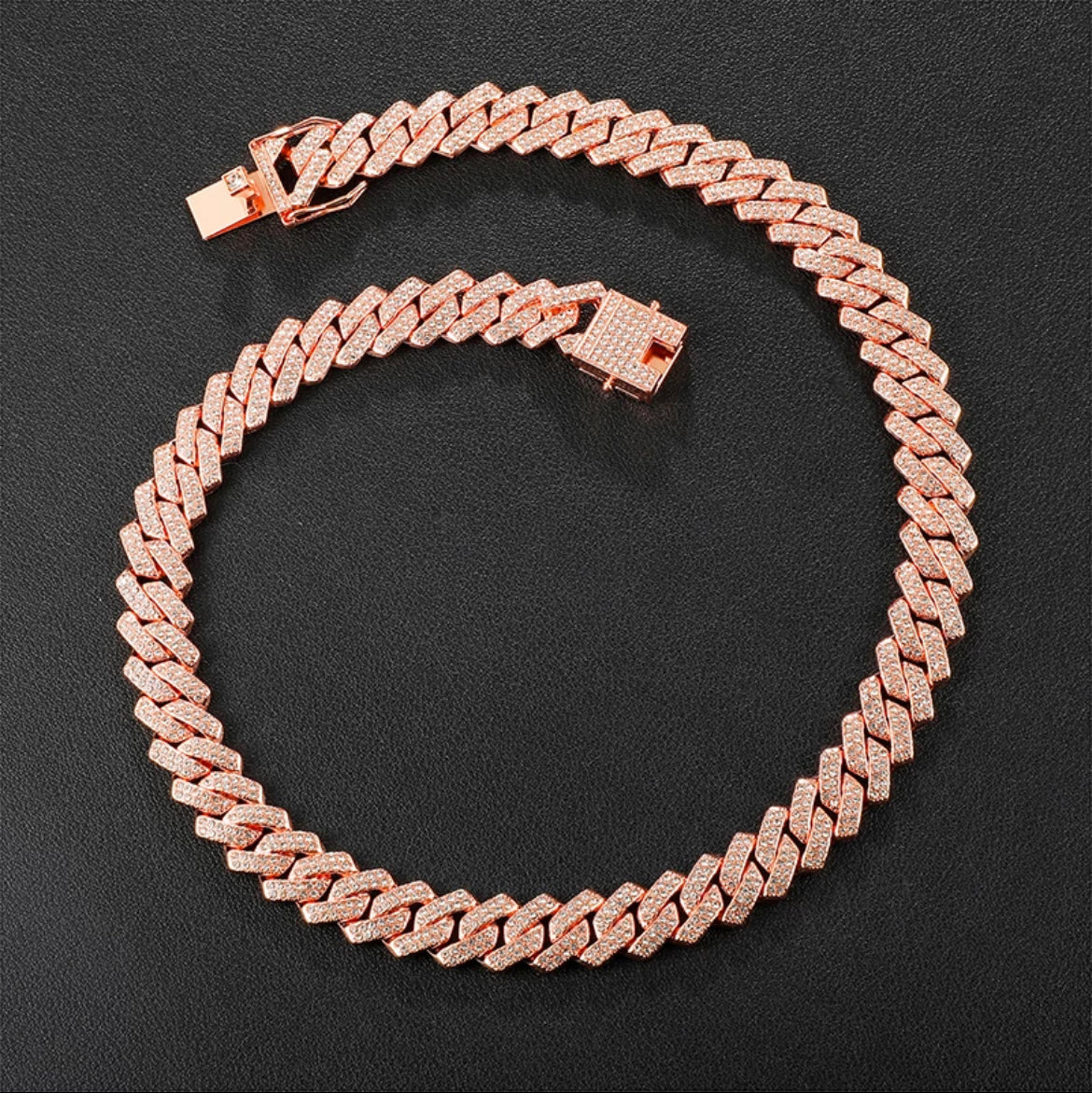 Luxury Blinged-Out Cuban Link Necklace