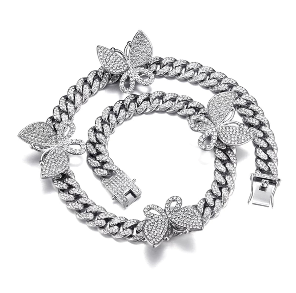 Cuban Link Butterfly Necklace