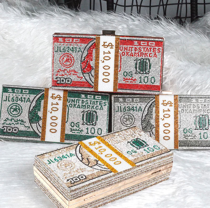 Blinged Out Money Bags