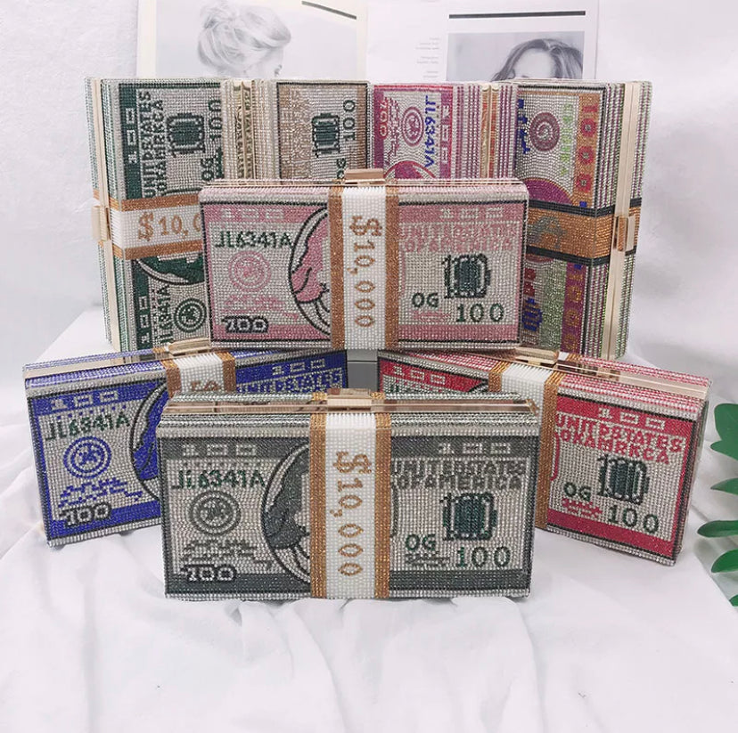 Blinged Out Money Bags
